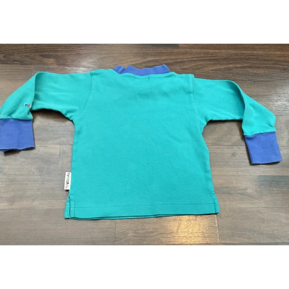 VTG LOT 90s Gymboree Rainbow Tag Colorblock Pants Polo Long Sleeve XS & Small